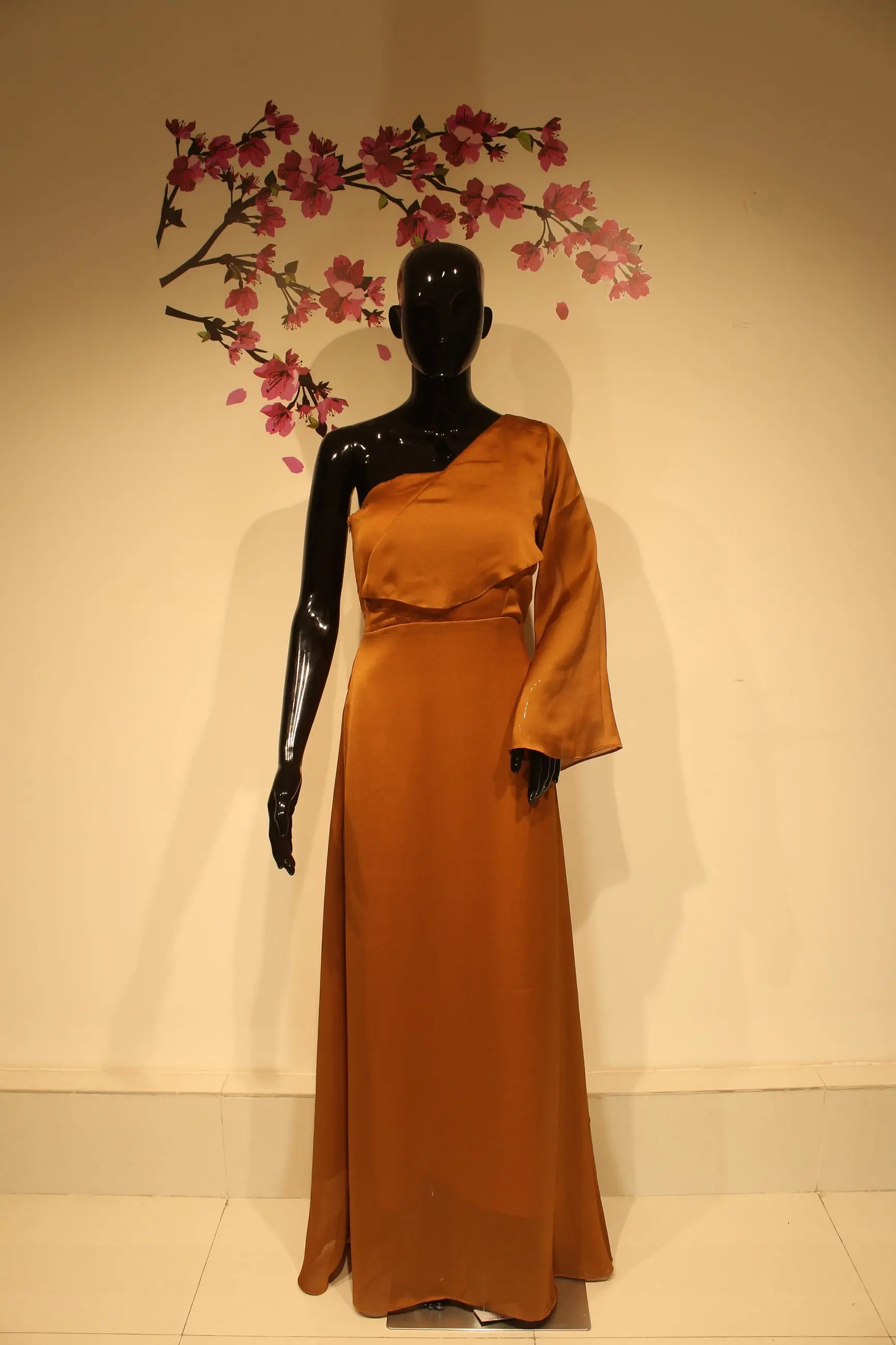 Copper Satin Gown