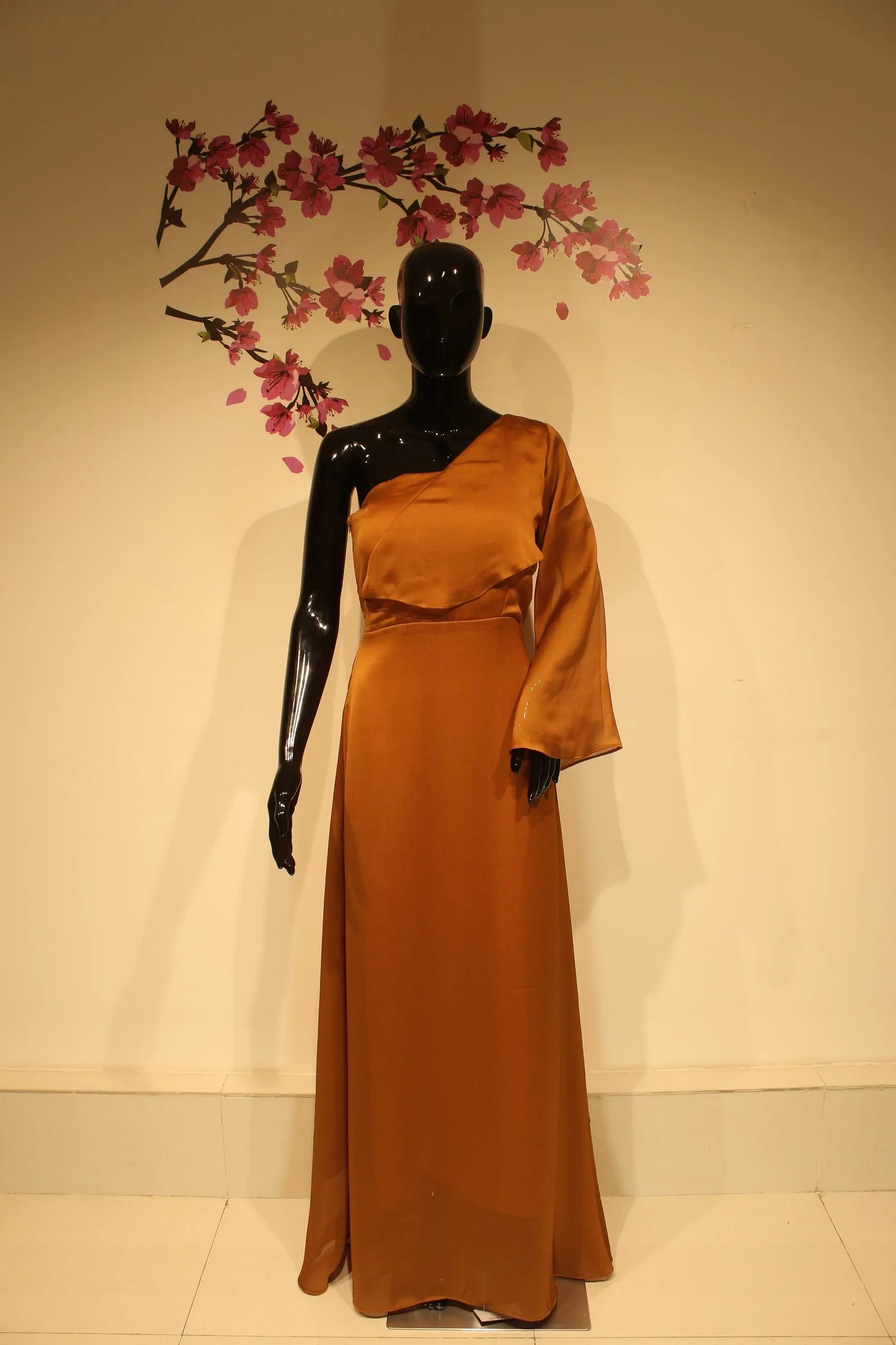 Copper Satin Gown