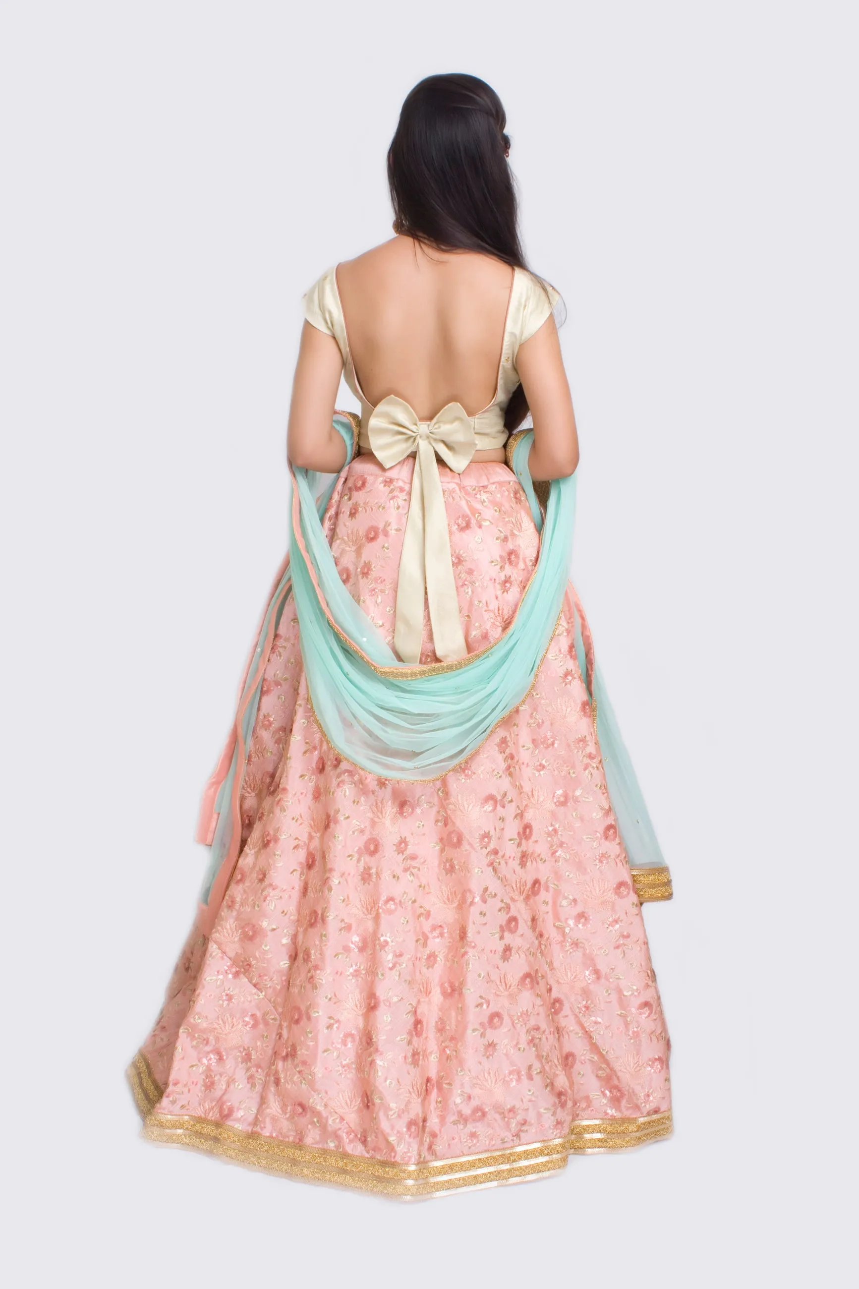 Peach Blossom Lehenga — view 2
